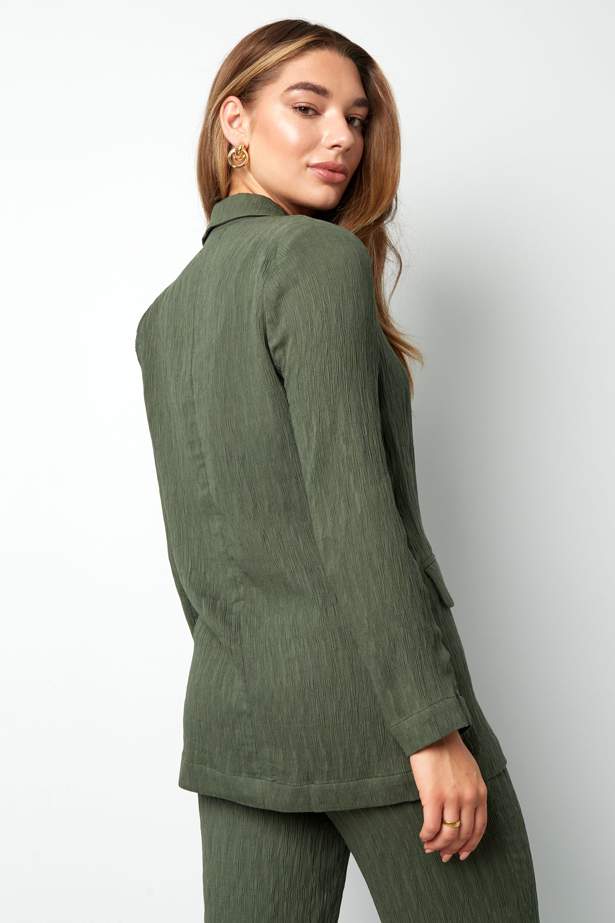 Blazer chic et confortable - vert Image9